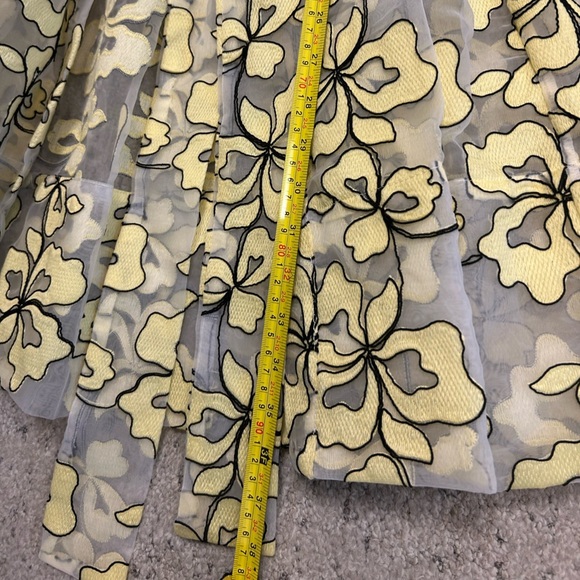 Maje NWOT S  “reality” organza dress never worn. See pics for full description - Picture 10 of 14